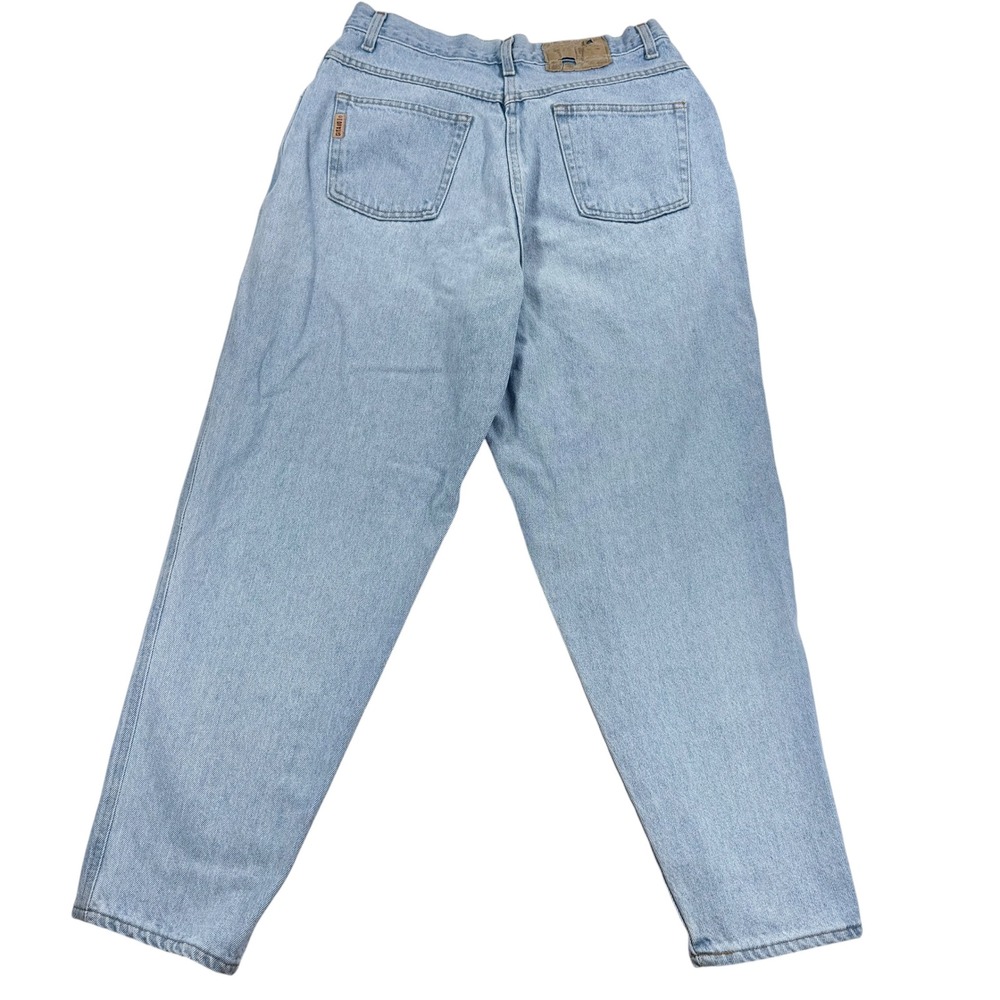 Vintage Gitano High Waisted Mom Jeans Light Wash 100% Cotton 16W  DIY Distress